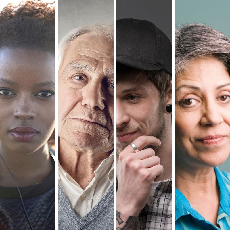 Dentist at serving students at outreach event